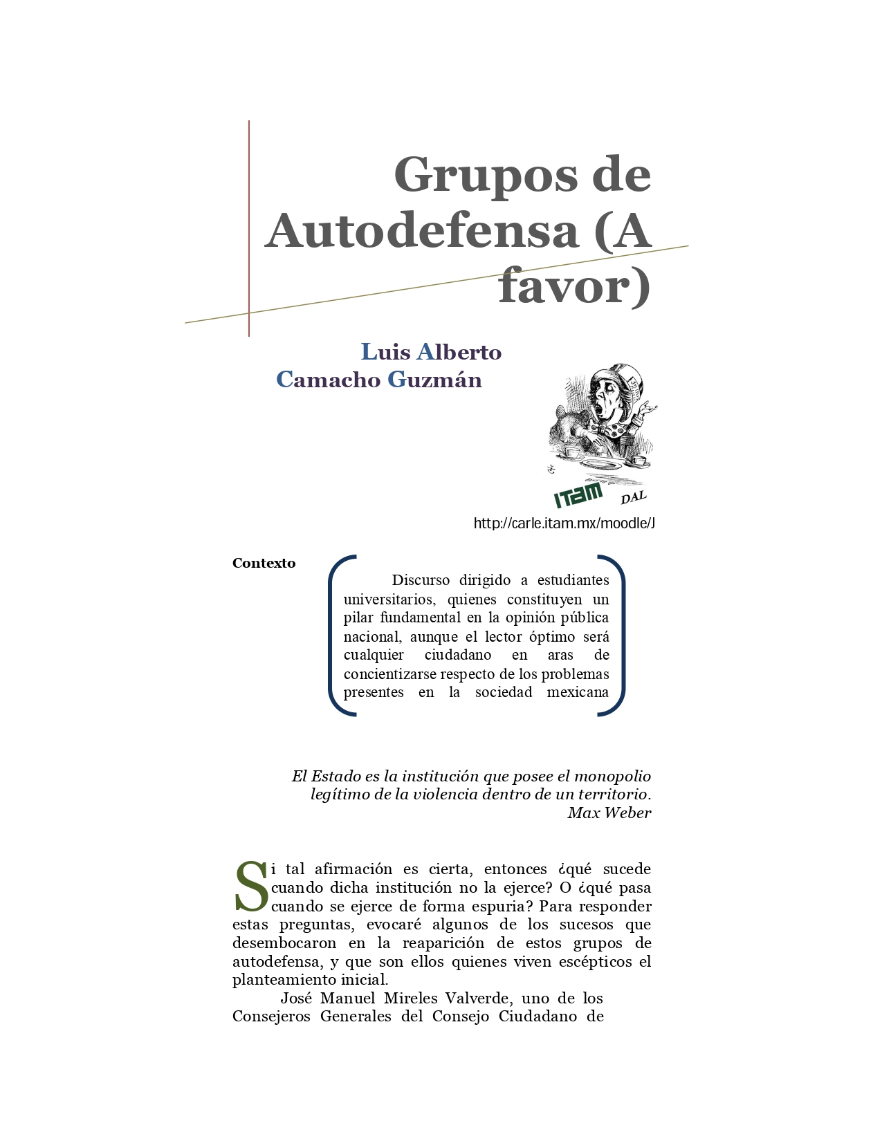 Discurso Luis Camacho