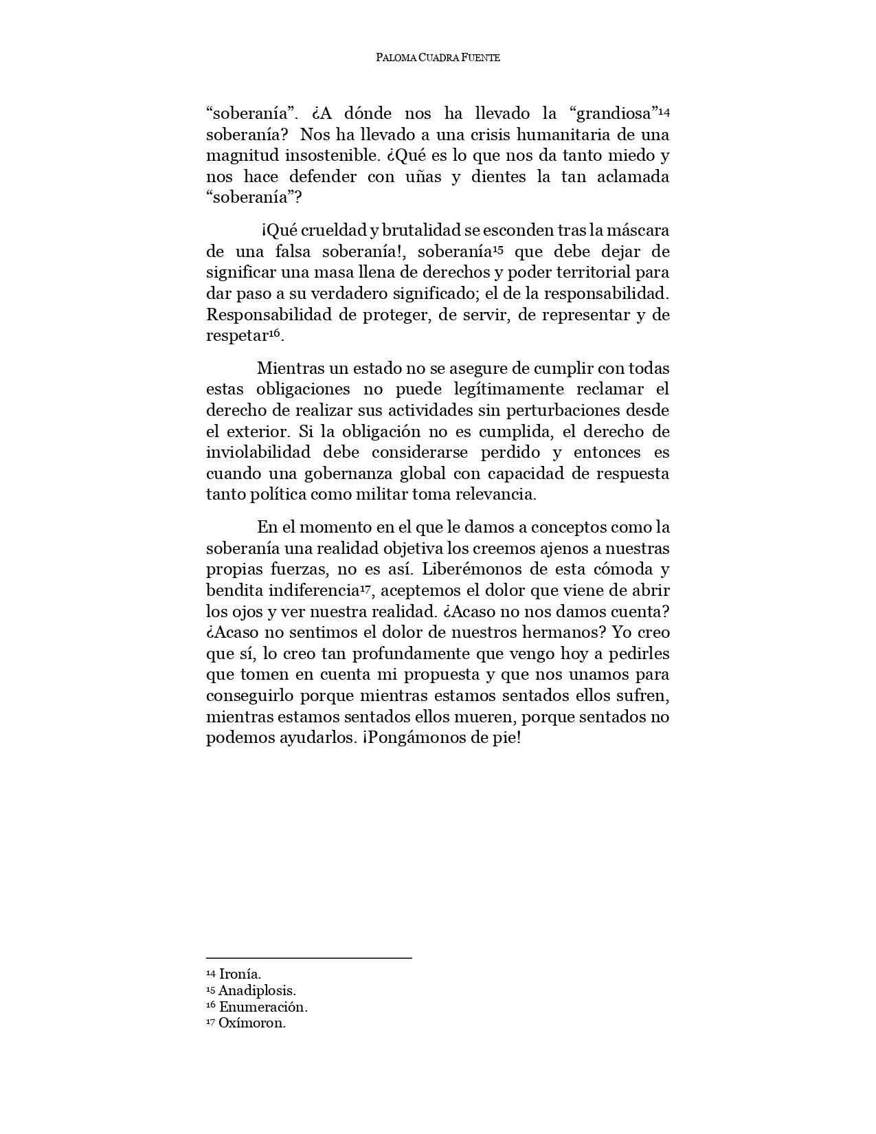 Discurso Paloma Cuadra