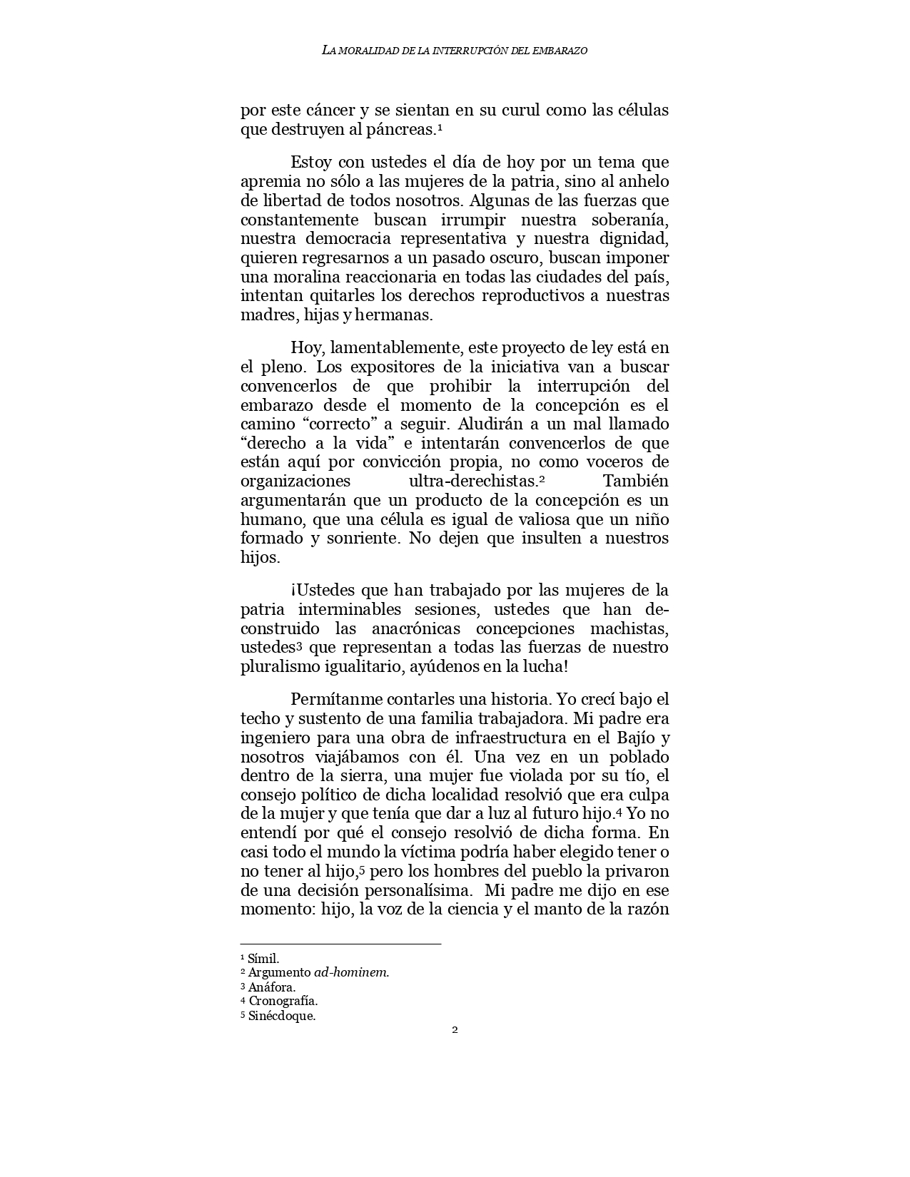 Discurso Antonio González