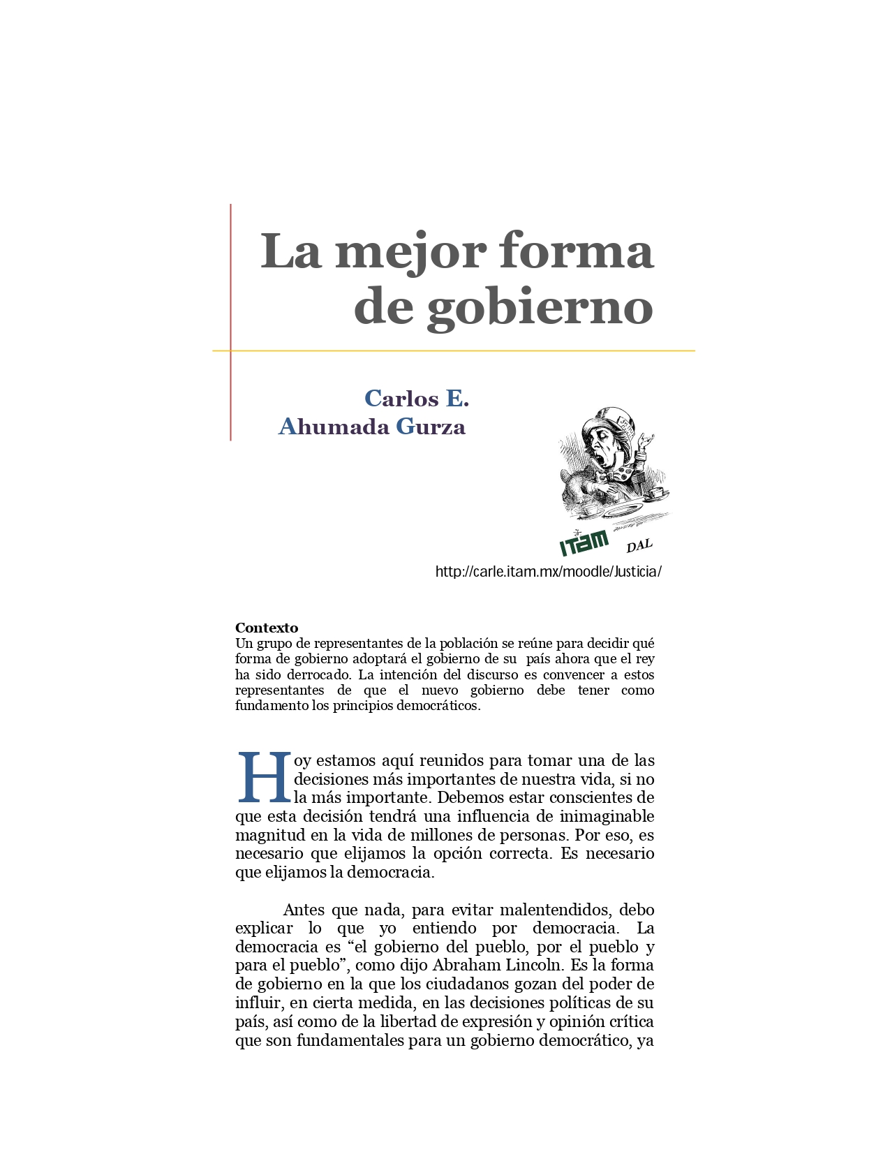 Discurso Carlos Ahumada