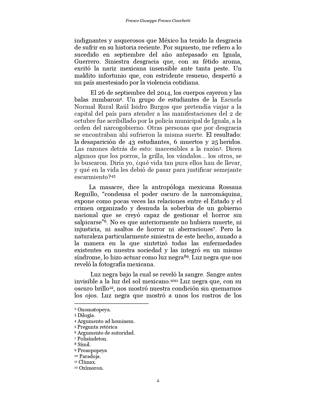 Discurso Franco Giuseppe