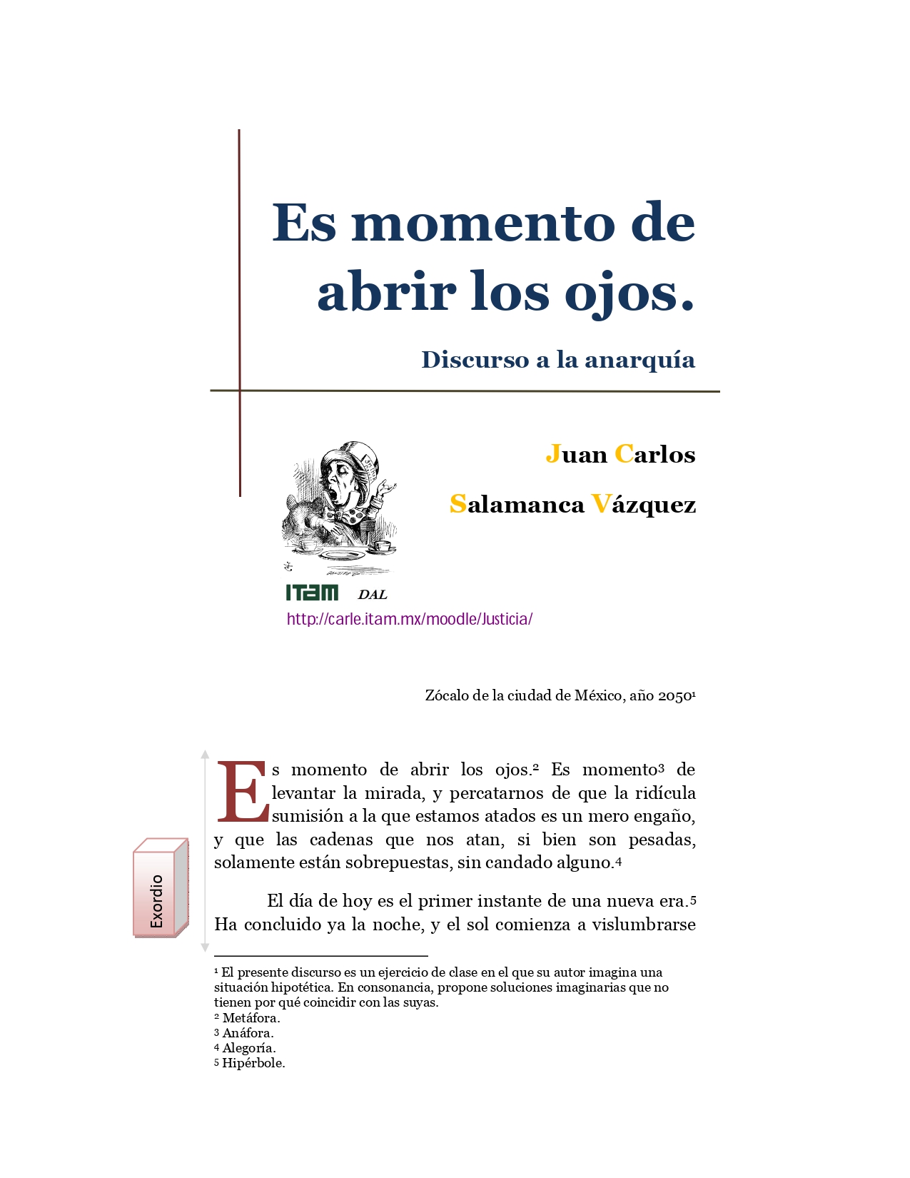 Discurso Juan Salamanca