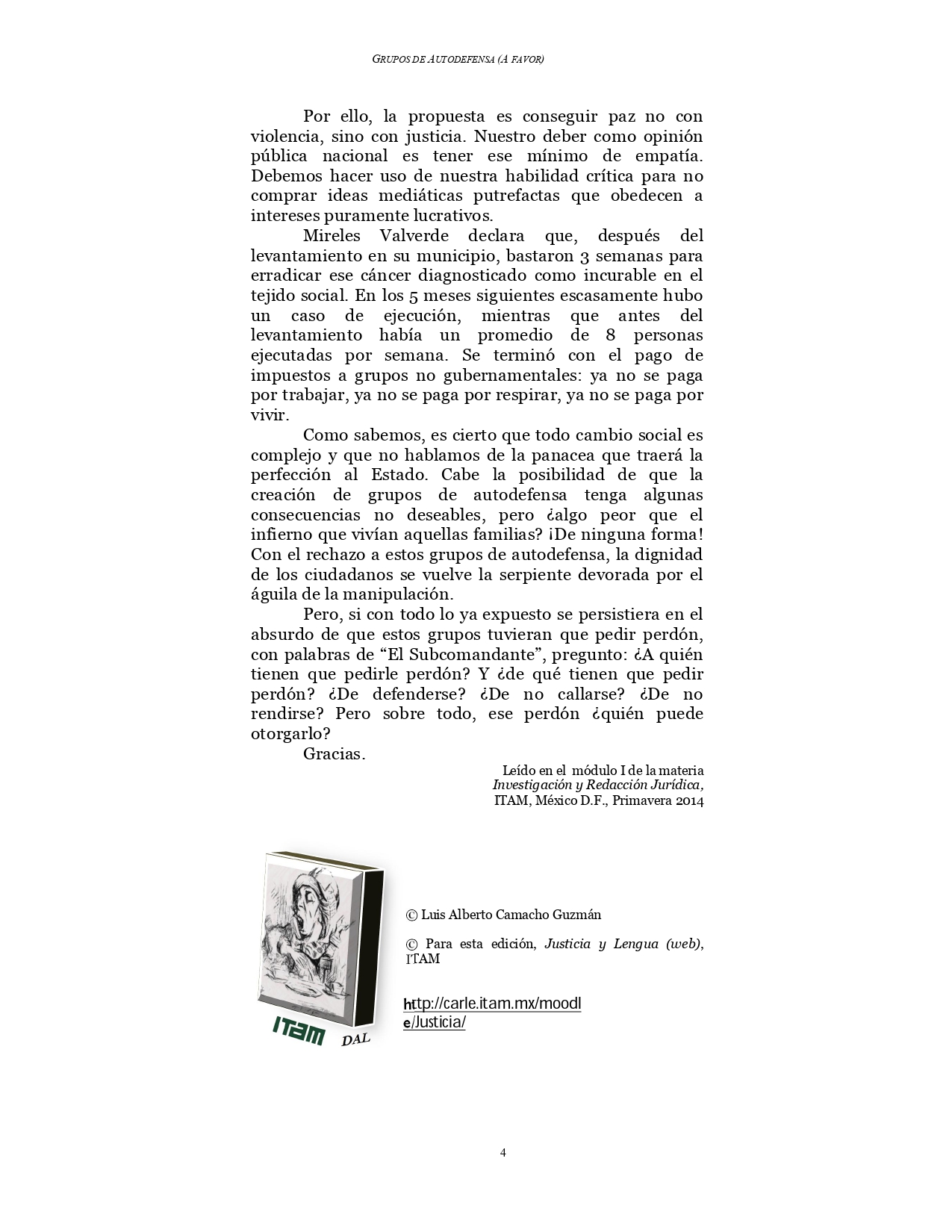 Discurso Luis Camacho