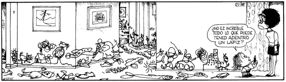 Tira de Mafalda sobre comprensión y lenguaje claro